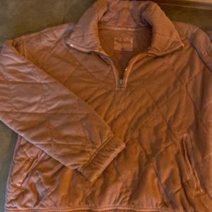Quilted Abercrombie & Fitch quarter zip